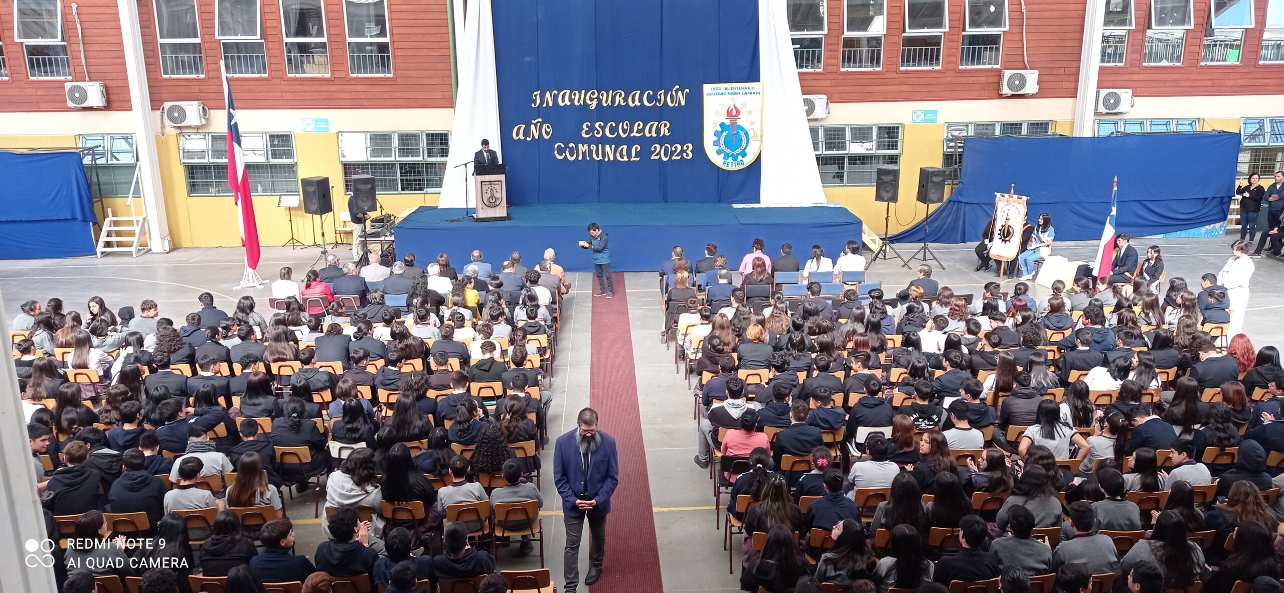 Inauguración del Año Escolar Comunal en Liceo Bicentenario Guillermo Marín