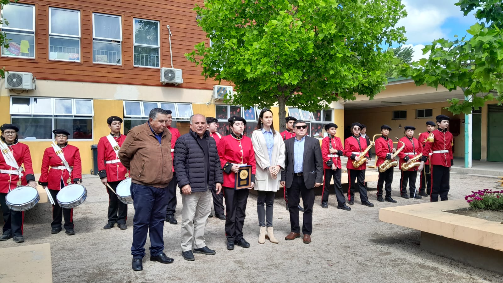 Importante Reconocimiento Recibe la Banda de Guerra e Instrumental del Liceo Bicentenario Guillermo Marín